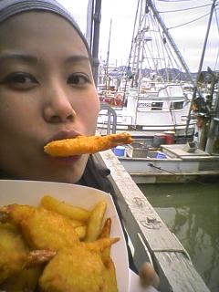 SFO- Deep fried shrimp - fishmans wharf!..17/04/2006